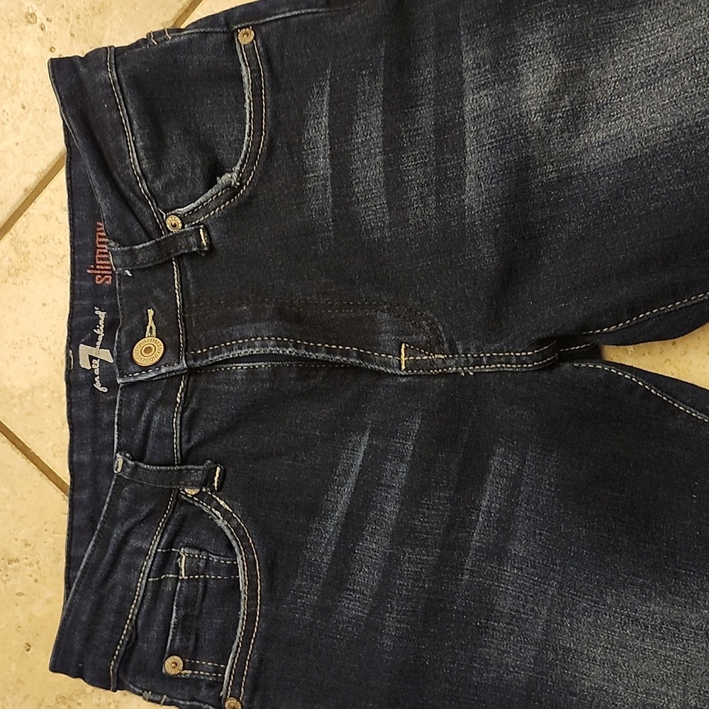 7 for all Mankind Slimmy Skinny Jeans Girls Size 14